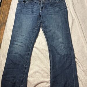 Maurices Dark Blue Straight Leg Jeans